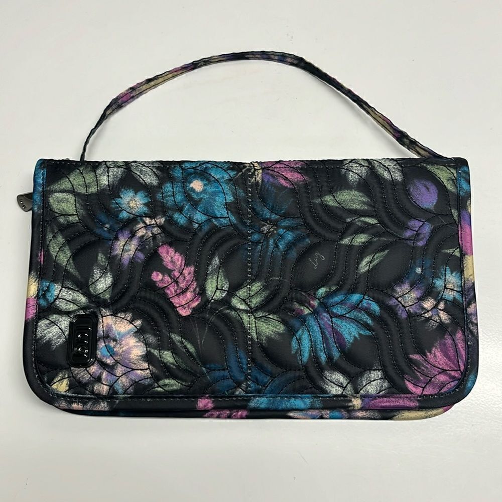 Lug Sleeper XL - Navy Bloom Organizer for Makeup Brush and Accessories